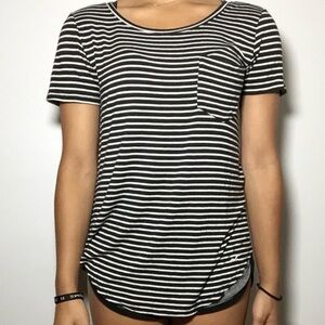 hollister striped t shirt